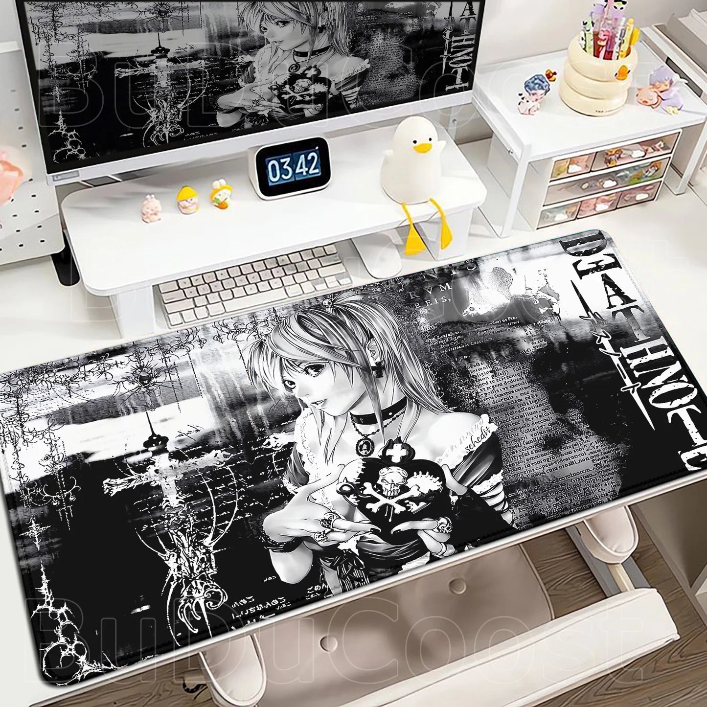 Mouse Pad Gamer Death Note – Light Yagami & Misa Amane XXL Speed