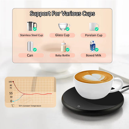 Aquecedor de Caneca Termostatico USB raugee RY004 com 3 Niveis de Temperatura