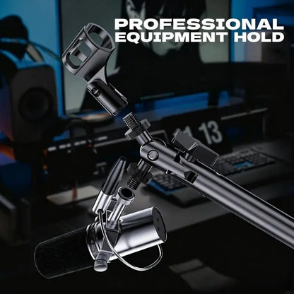 Braço Articulado para Microfone Q6PA em Alumínio com Rotação 360° e RGB