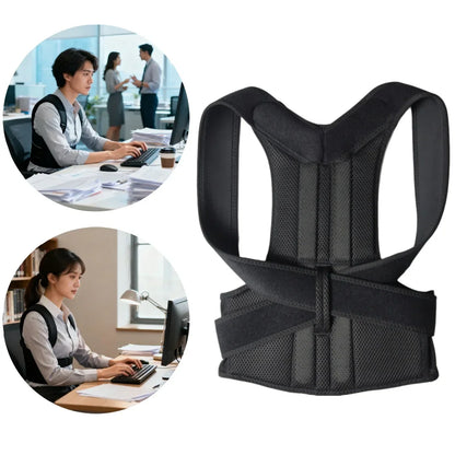 Corretor de Postura Anticifose e Treinador Ergonomico para Sentar