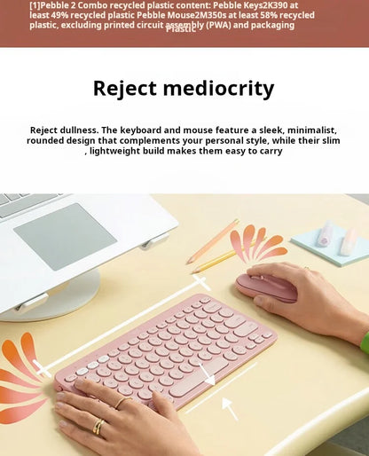 Logitech Pebble 2 Combo — Teclado e Mouse Sem Fio