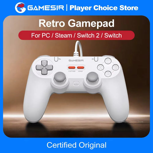 Controle Gamer GameSir Tegenaria Lite com Hall Effect, 1000Hz e 2 Botões Traseiros