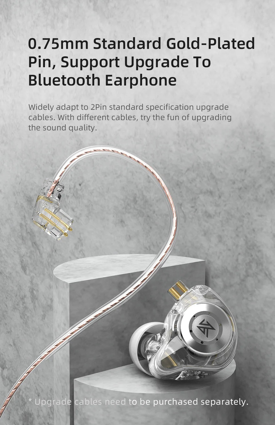 KZ EDX Pro — Fone In-Ear com Microfone