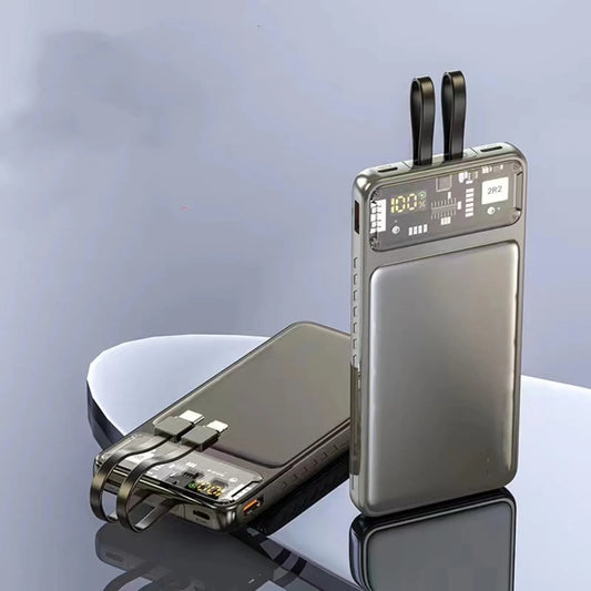 Case Power Bank DIY para 2x Baterias 1260110 com Display LCD e Carga Rápida 22.