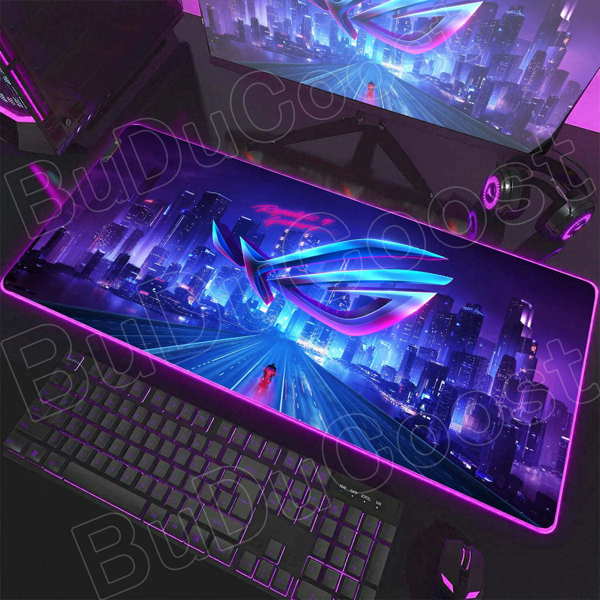 BuDuCoost — Desk Mat RGB Gamer 3 mm