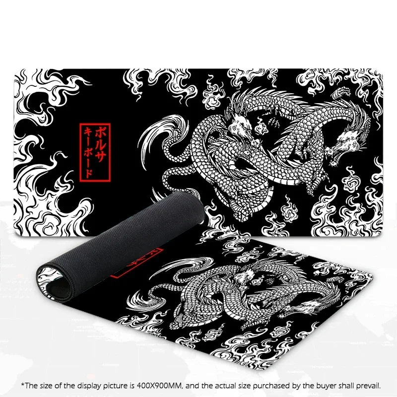 Mouse Pad Gamer Japanese Dragon — Desk Mat Speed