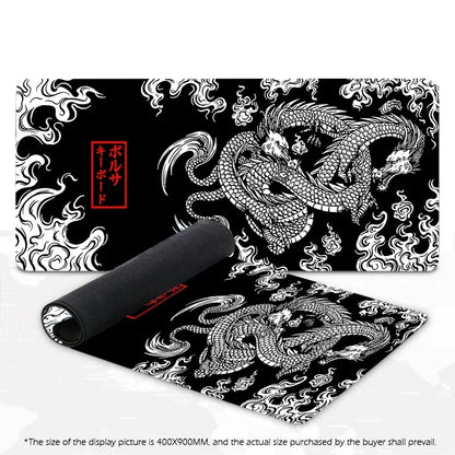 Mouse Pad Gamer Japanese Dragon — Desk Mat Speed