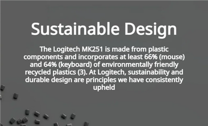 Logitech MK251 — Teclado e Mouse Sem Fio