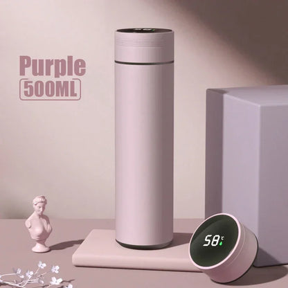 Garrafa Térmica Inteligente Trebalena 500ml em Inox 304 com Display Digital de Temperatura