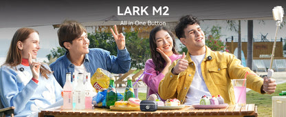 LARK M2 — Microfone de Lapela Sem Fio com ENC