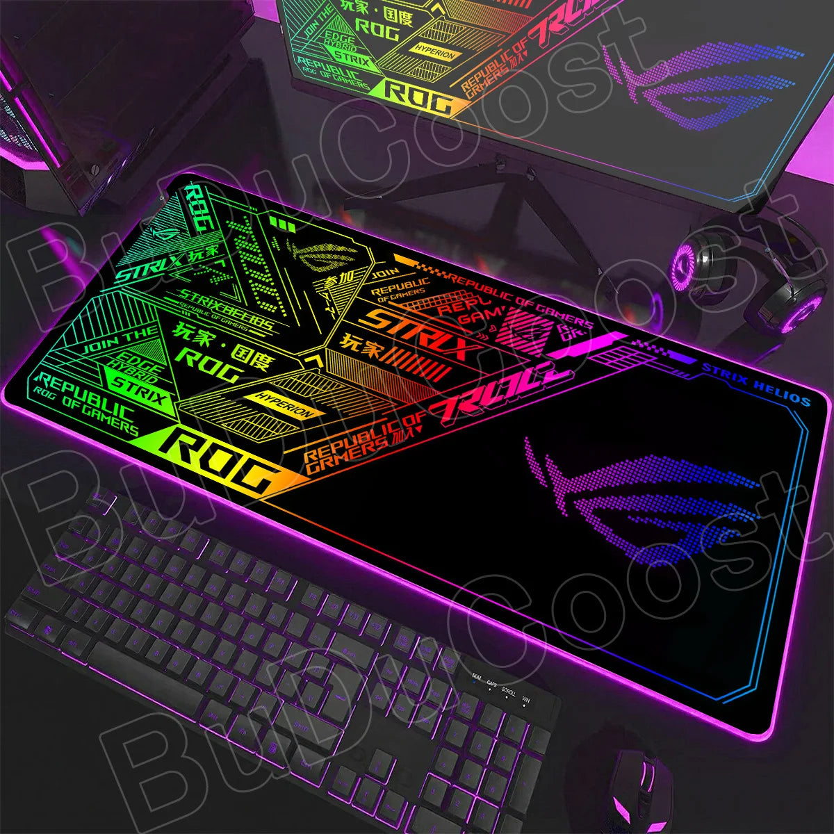 BuDuCoost — Desk Mat RGB Gamer 3 mm