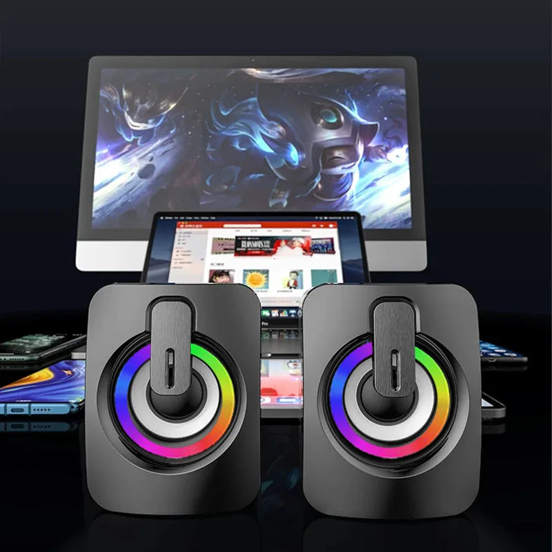 Caixa de Som USB 2.0 com LED — NOCCLILI