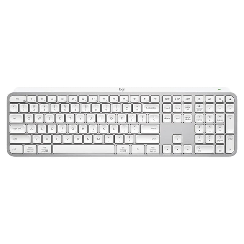 Teclado Sem Fio Logitech MX Keys S Bluetooth com Retroiluminação e Logi Bolt