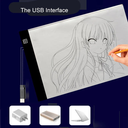 Mesa de Luz LED para Desenho e Decalque – Prancheta Digital Regulável em 3 Níveis