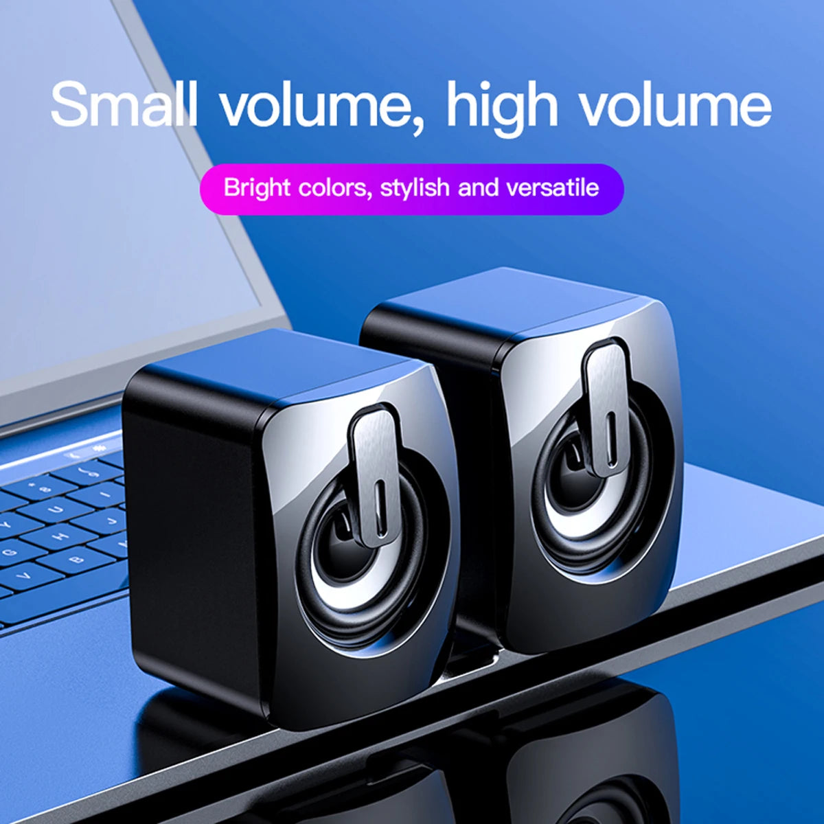 AyeBeau — Caixa de Som USB 2.0 para PC