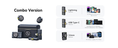 LARK M2 — Microfone de Lapela Sem Fio com ENC