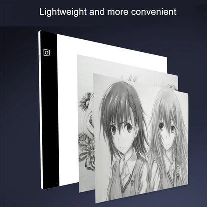 Mesa de Luz LED para Desenho e Decalque – Prancheta Digital Regulável em 3 Níveis