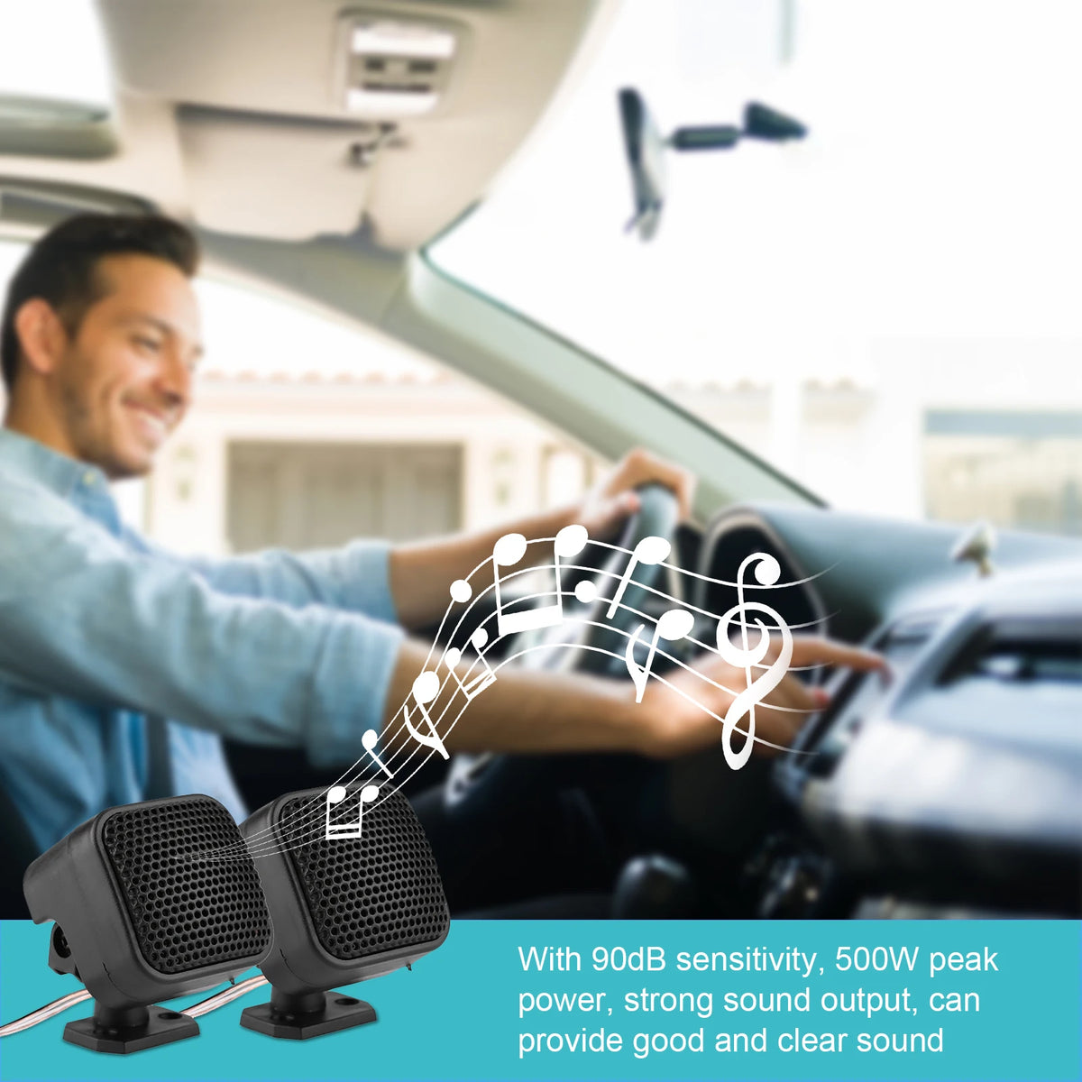 Par de Alto-Falantes Automotivos — 3 a 5W