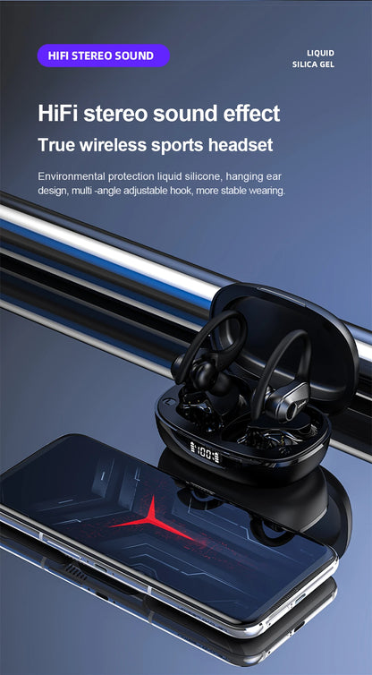 Lenovo LP75 — Fone Bluetooth 5.3 Esportivo
