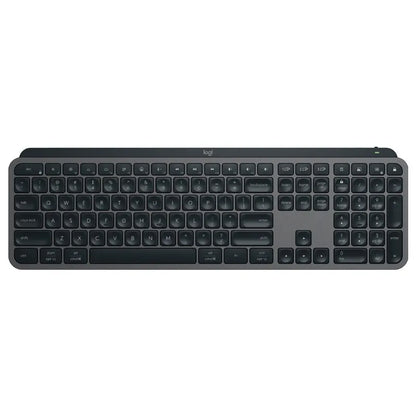 Teclado Sem Fio Logitech MX Keys S Bluetooth com Retroiluminação e Logi Bolt
