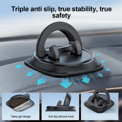 Suporte de Celular Automotivo KEBETEME para Painel com Rotação 360° Antiderrapante