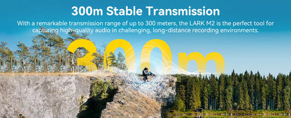 LARK M2 — Microfone de Lapela Sem Fio com ENC
