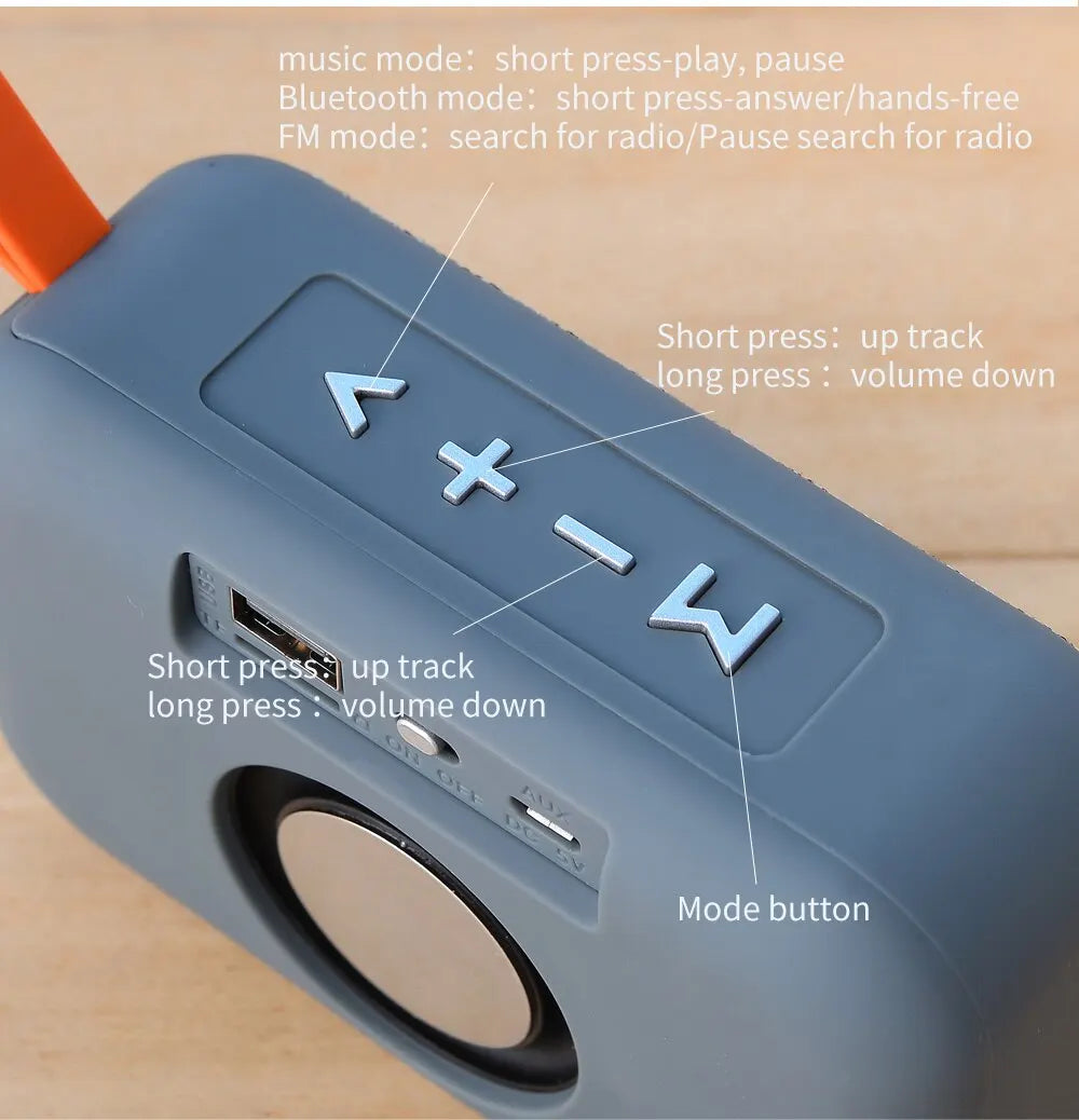 T&G TG506 — Caixa de Som Bluetooth 3W