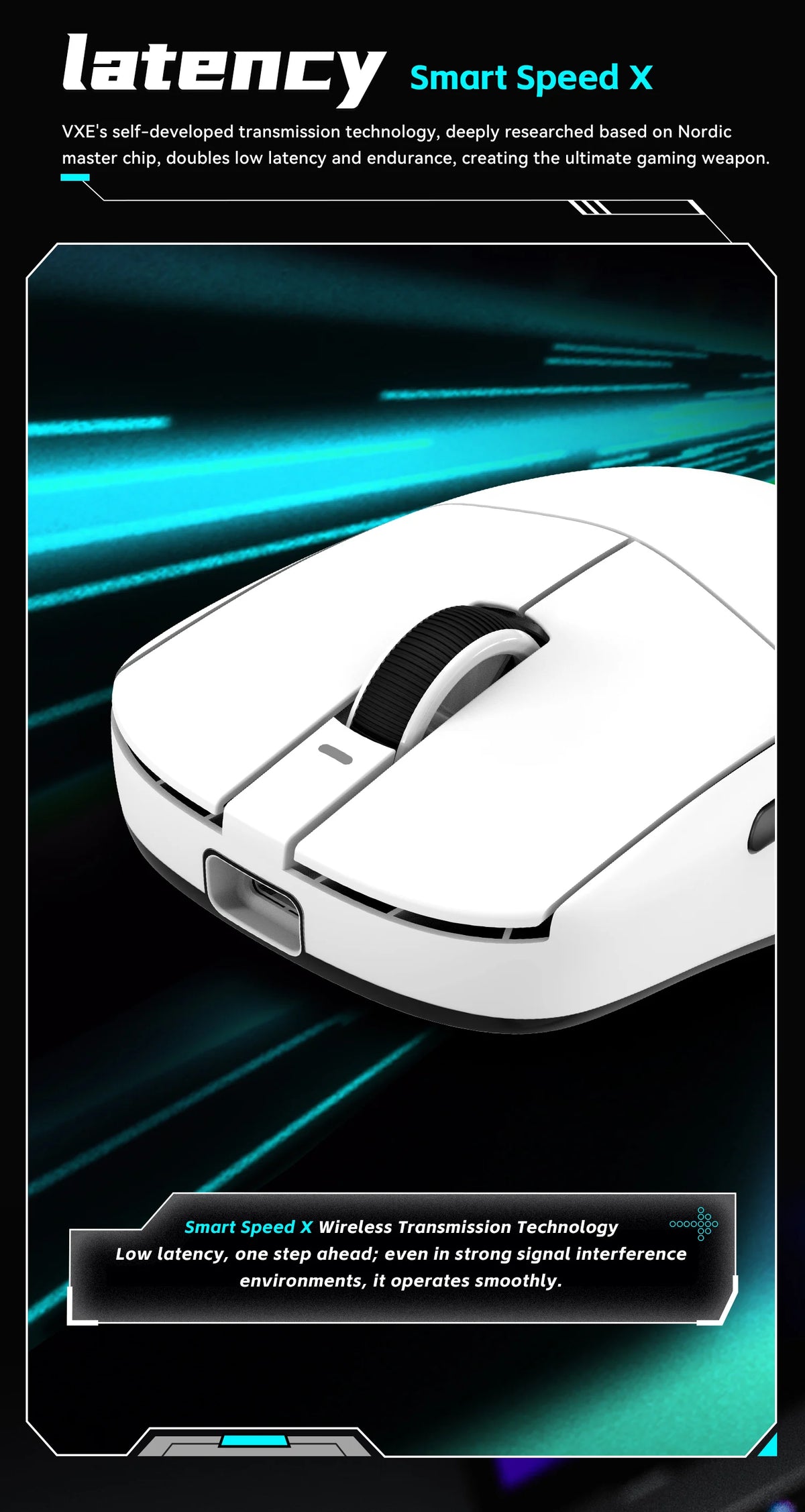 ATK VXE Dragonfly R1 — Mouse Gamer Sem Fio Tri-Mode