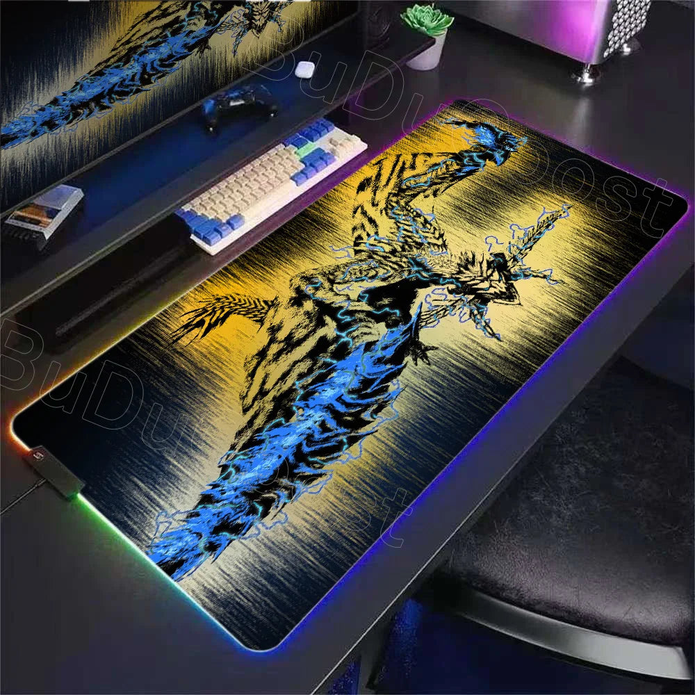 Desk Mat RGB Gamer — Mouse Pad XXL com Iluminação LED