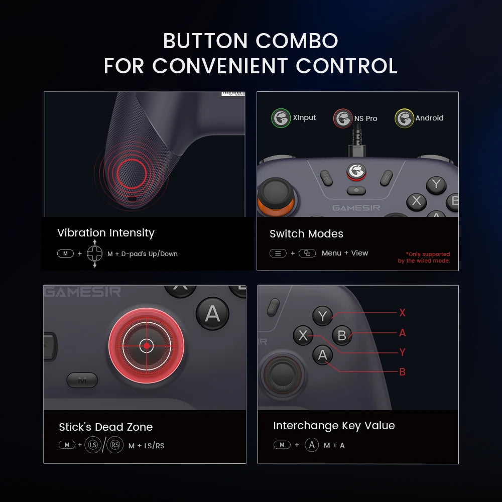 GameSir Nova Lite — Controle Gamer Sem Fio Hall Effect