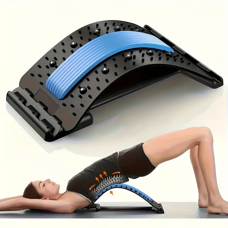 Extensor Dorsal Regulavel de 4 Niveis e Suporte Ergonomico Lombar