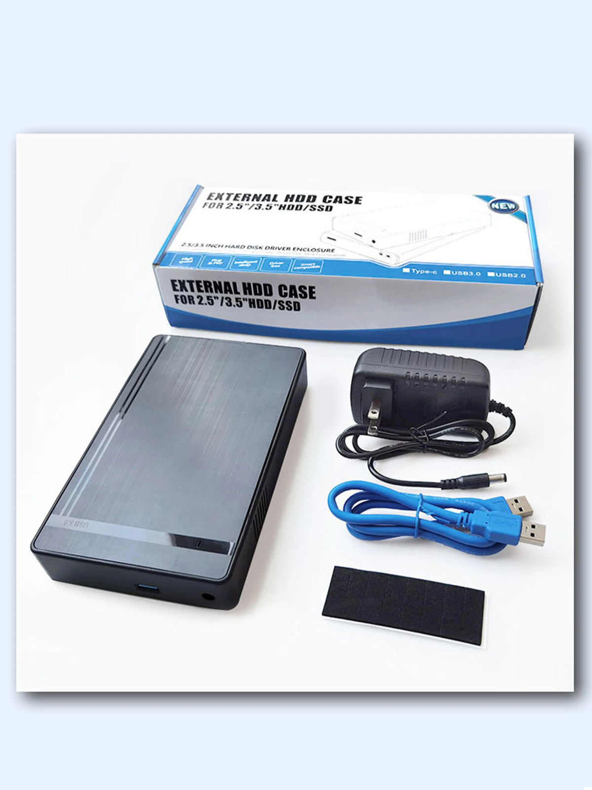 Case SATA para HDD e SSD — USB 3.0
