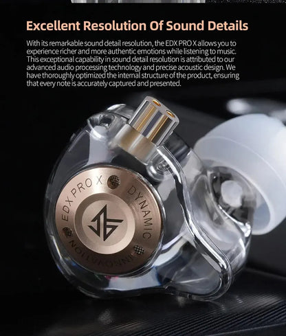 KZ EDX Pro X — Fone In-Ear com Microfone