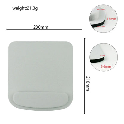 Mousepad para jogos de computador, ecológico, ergonômico, com apoio para o pulso, cor sólida, confortável, ideal para uso no escritório.