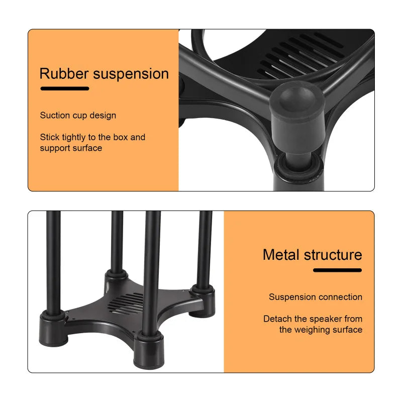 Suporte de Mesa para Caixas de Som — Ajustável