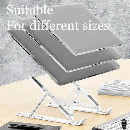 Suporte de Notebook Portátil e Articulado – 7 Níveis de Ajuste com Design Dobrável