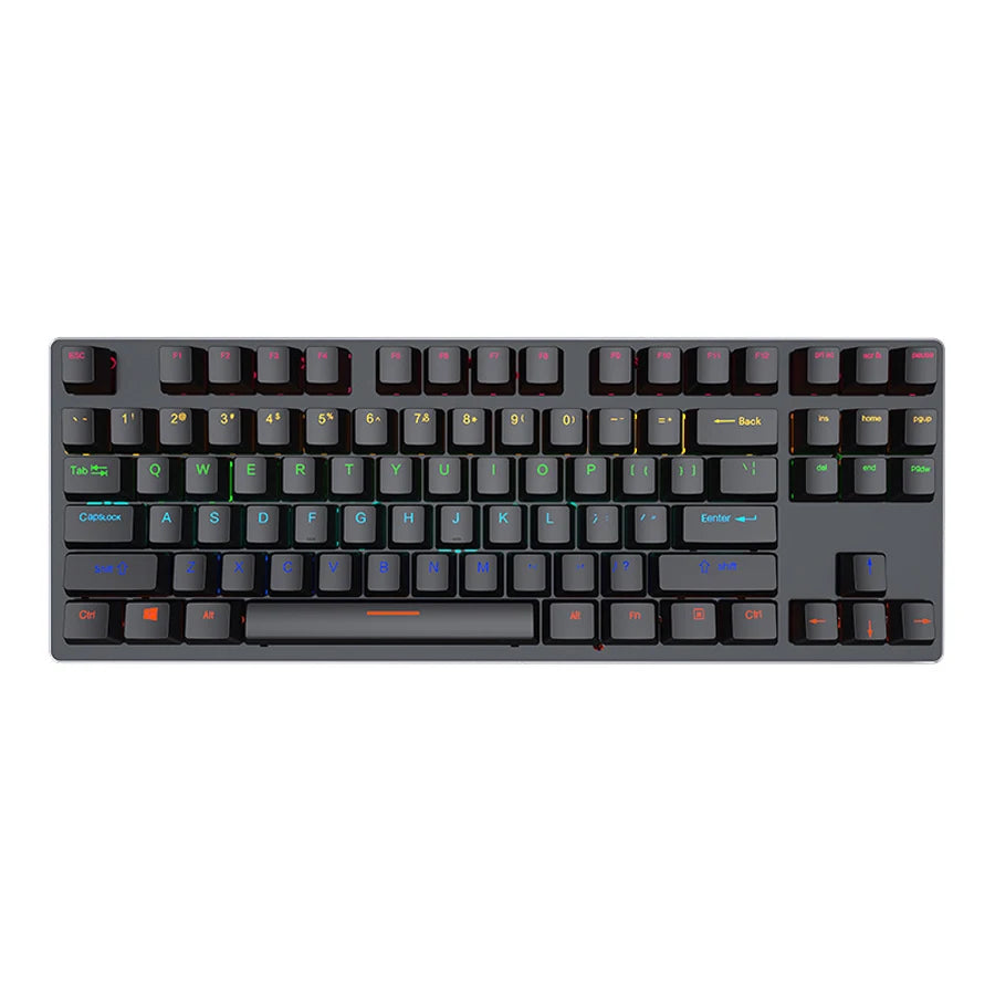 AyeBeau — Teclado Mecânico Gamer RGB 87 Teclas