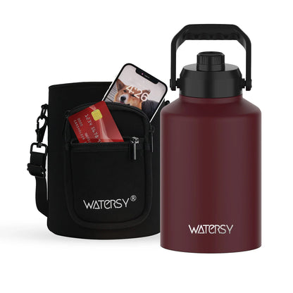Garrafa Térmica Watersy em Inox 304 de Alta Capacidade com Alça de Alta Carga (64oz / 87oz / 128oz)