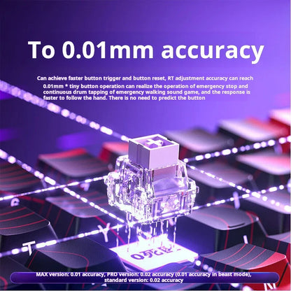 Teclado Mecânico Gamer AULA WIN 68 HE – Eixo Magnético (Magnetic Axis), Rapid Trigger (RT), Taxa de Sondagem de 8K e Hot-Swappable para Alta Performance