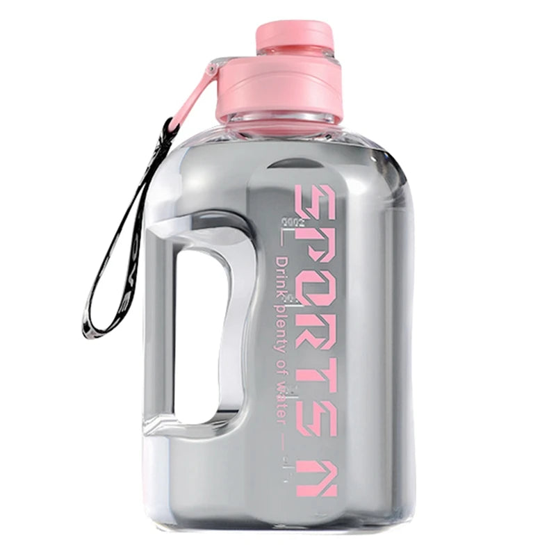 Garrafa Galão Esportiva em Tritan de Alta Capacidade com Canudo e Alça (1.7L / 2.7L)