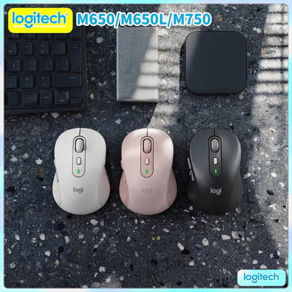 Mouse Logitech M750 Sem Fio 4000 DPI Silencioso para 3 Dispositivos