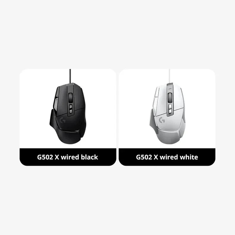 Mouse Gamer Logitech G502 X com 25.600 DPI, 13 Botões e Switches LIGHTFORCE