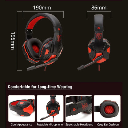 VORILYNEX — Headset Gamer com Fio 3,5 mm