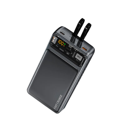 Case Power Bank DIY para 2x Baterias 1260110 com Display LCD e Carga Rápida 22.