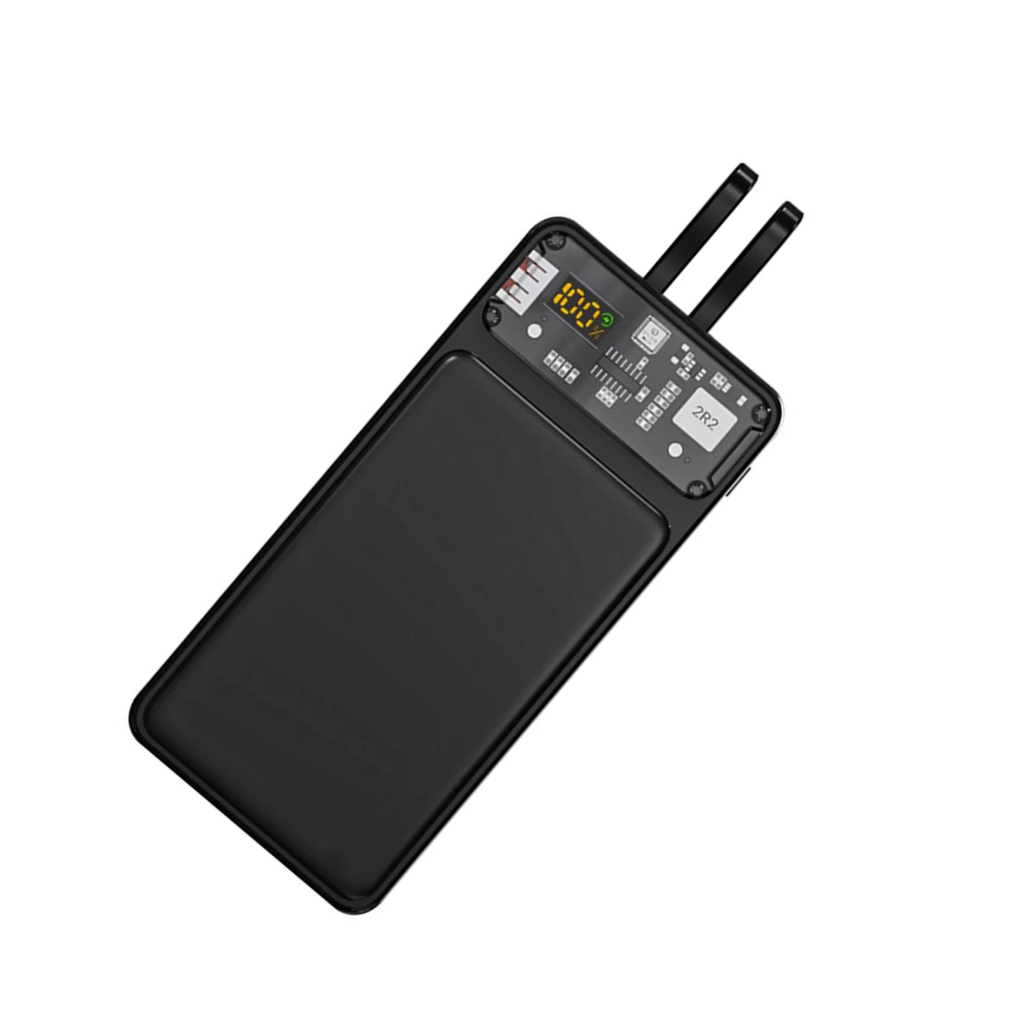 Case Power Bank DIY para 2x Baterias 1260110 com Display LCD e Carga Rápida 22.