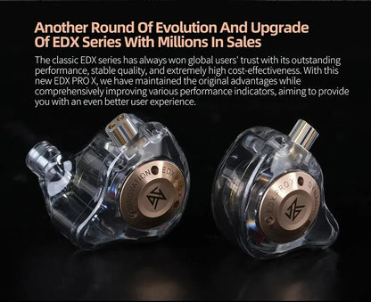KZ EDX Pro X — Fone In-Ear com Microfone