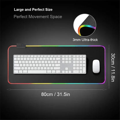 Riccu — Desk Mat RGB Gamer XXL 900 × 400 mm