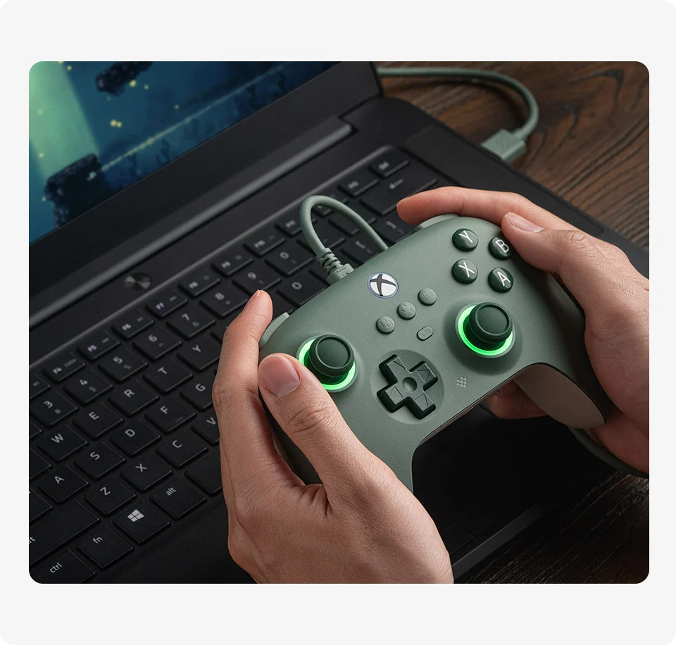 8BitDo Ultimate C — Controle Gamer com Fio para Xbox