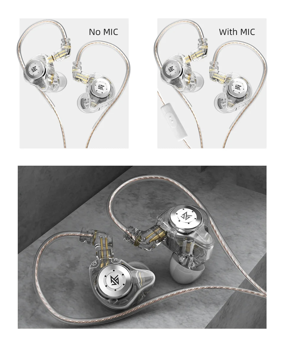KZ EDX Pro — Fone In-Ear com Fio 3,5 mm