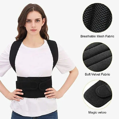 Colete Corretor Postural Reforcado com Suporte Lombar GOT-TOG